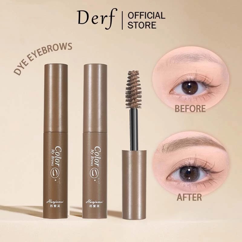 Waterproof Eyebrow Gel Matte Tinted Dye Eyebrow Wax 24 HR Long Lasting Natural Eyebrows Lovely Makeup Cosmetics Table