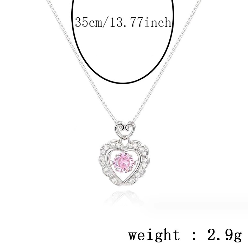 Sweet And Gentle Niche Luxe Heartbeat Frequency Design Heart Necklace