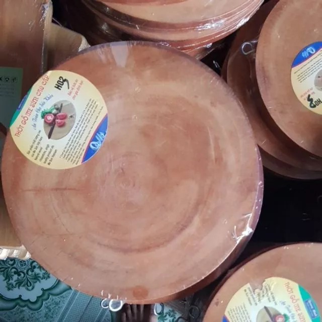【Wholesale】18CM ROUND WOODEN CUTTING BOARD NATURAL WOOD 🍀 18CM ROUND CUTTING BOARD🍀