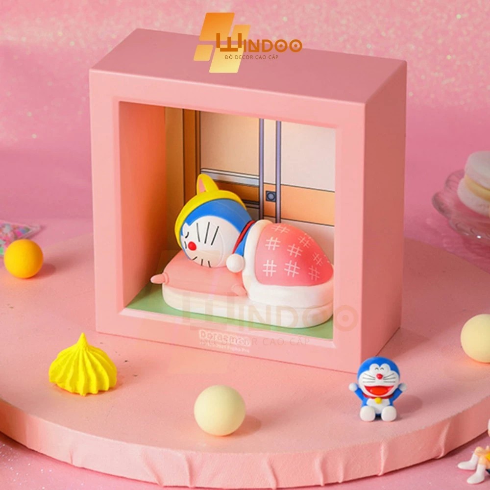 Doraemon smart sensor night light, windoo decor night light for room decoration
