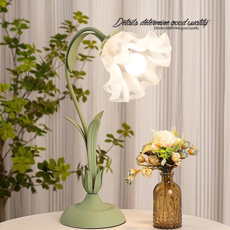 𝐂𝐌𝐀𝐑𝐓.𝐆𝐢𝐚 𝐝𝐮̣𝐧𝐠 Super Pretty Flower Decorative Table Lamp for Bedroom Living Room Decor CM11