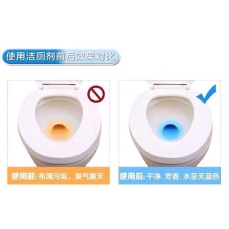 1 PACK OF 10 AUTOMATIC TOILET CLEANING TABLETS CLEANS AND DEODORIZES TOILET TABLETS