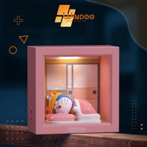 Doraemon smart sensor night light, windoo decor night light for room decoration
